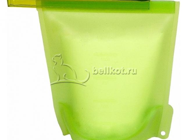 Эко-пакет силиконовый зеленый